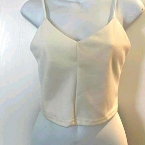 Glamorous white crop top